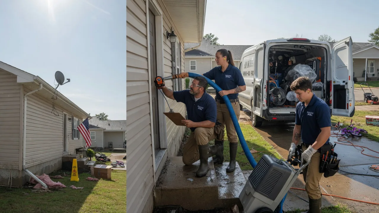Ceiling Water Damage Restoration in Tioga, TX near me