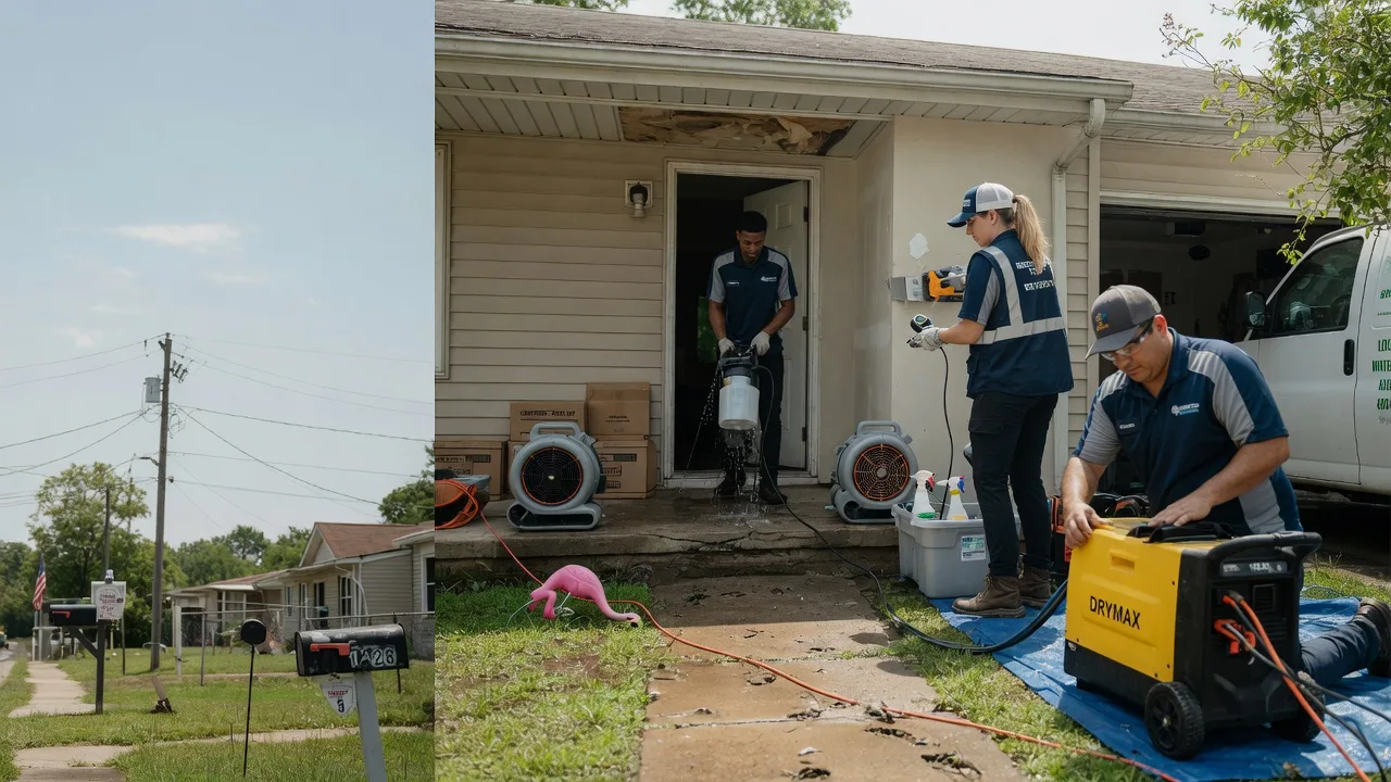 Storm Damage Water Removal in Tioga, TX near me